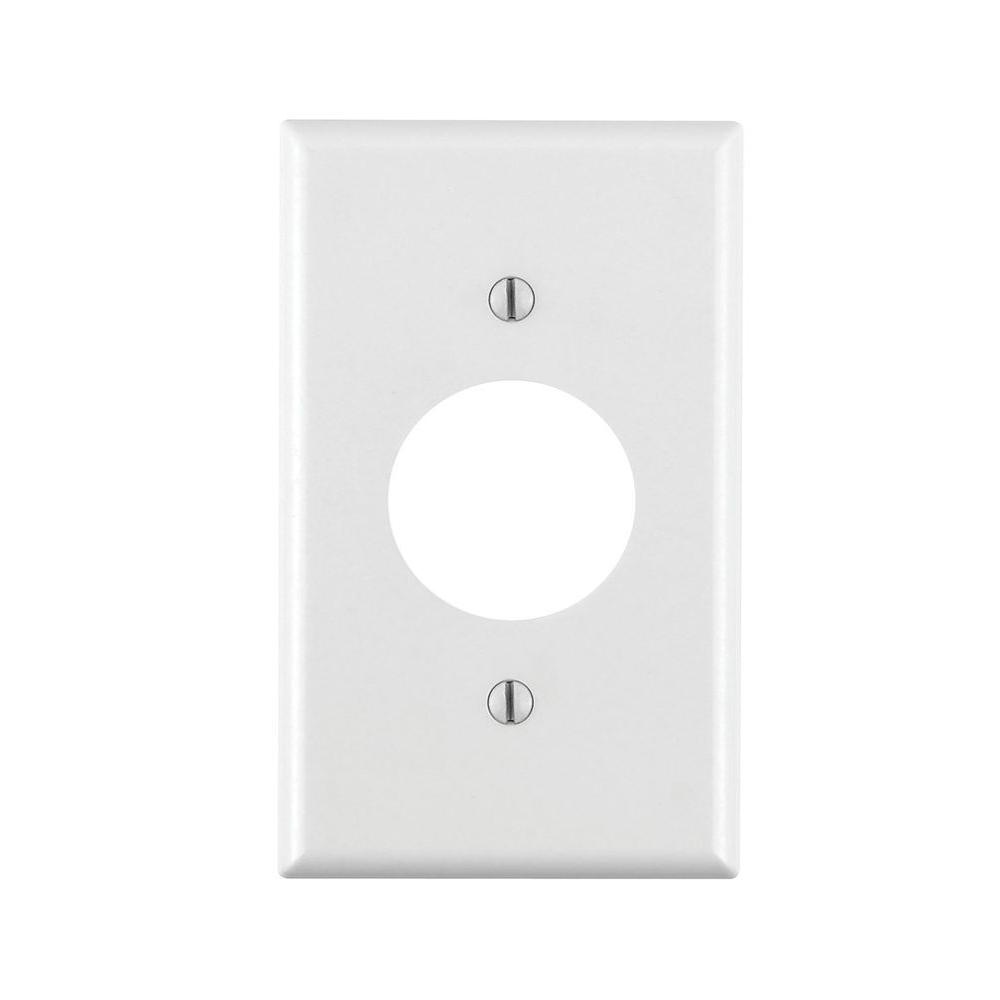 Leviton Traditional 1Gang Outlet Wall Plate, White88004W The Home