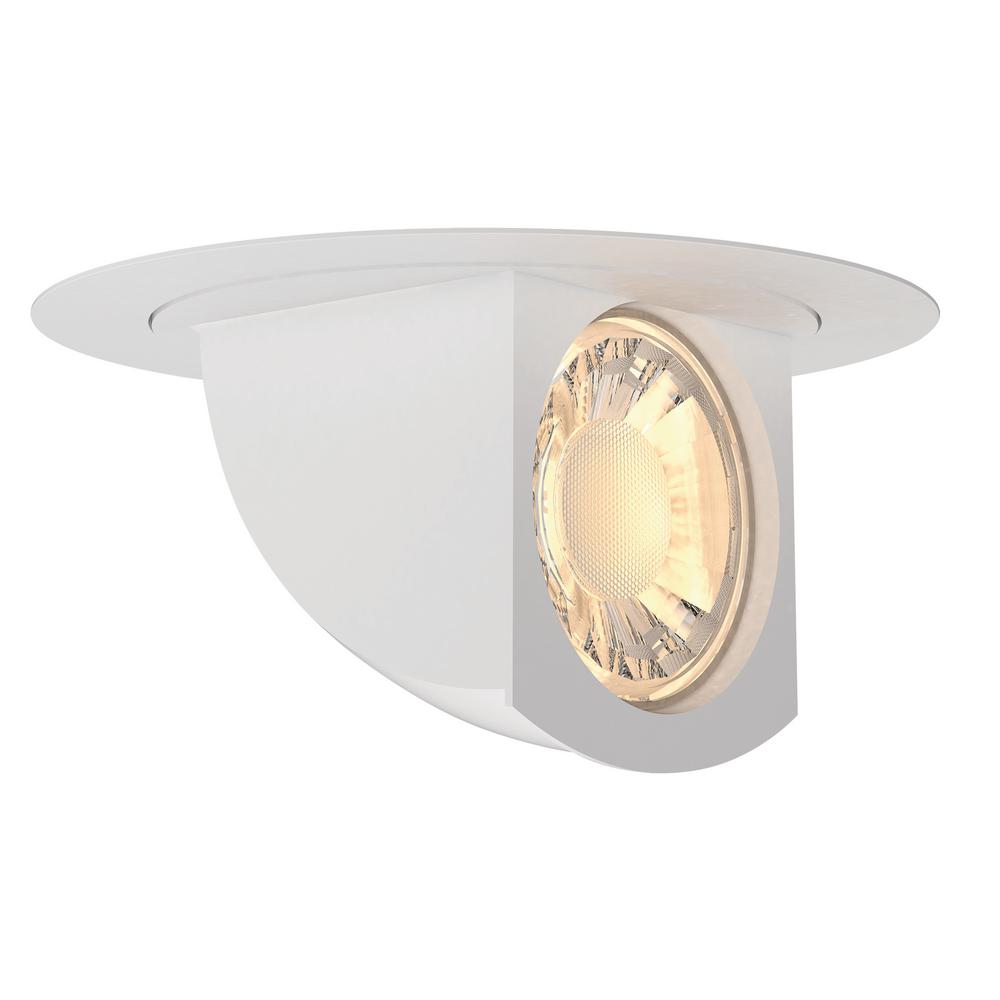Feit Electric 4 in. Integrated LED Color Selectable Retrofit White Recessed Trim Directional