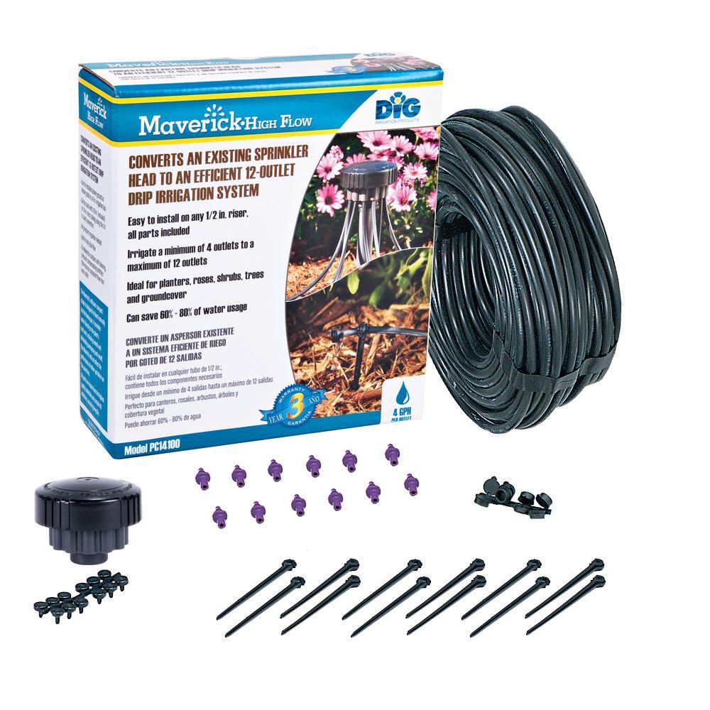 DIG Maverick 4 GPH 12 Outlet Drip Manifold Kit PC14100 The Home Depot