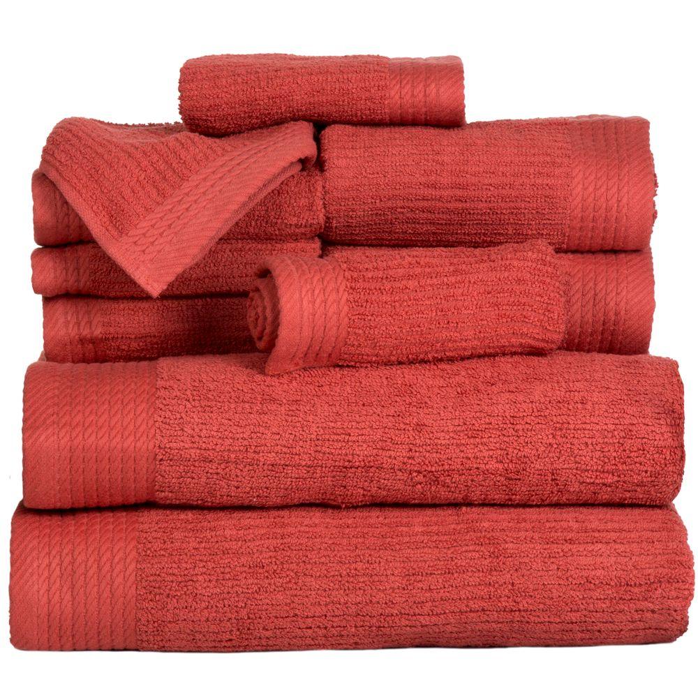 Utica Essentials 6Piece Cotton Towel Set in Monument Grey 079465029420