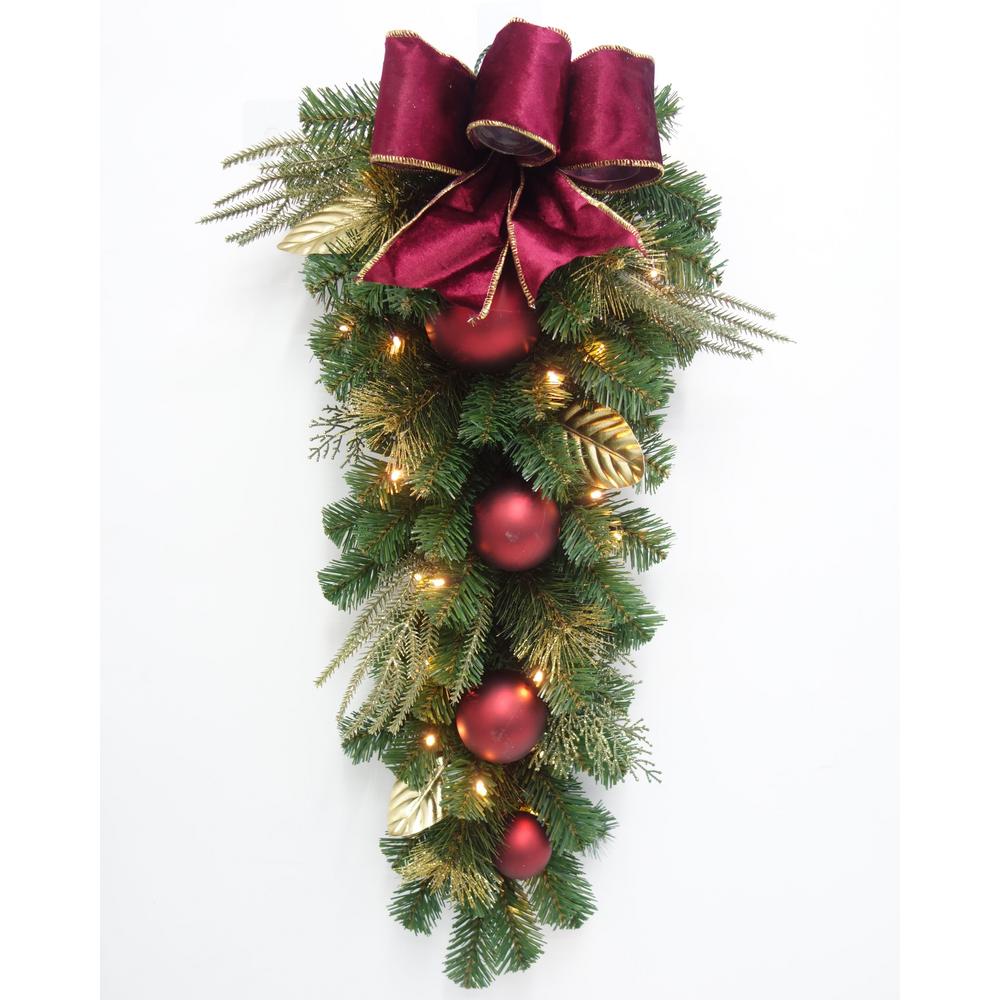 Christmas Swag - Christmas Greenery - The Home Depot