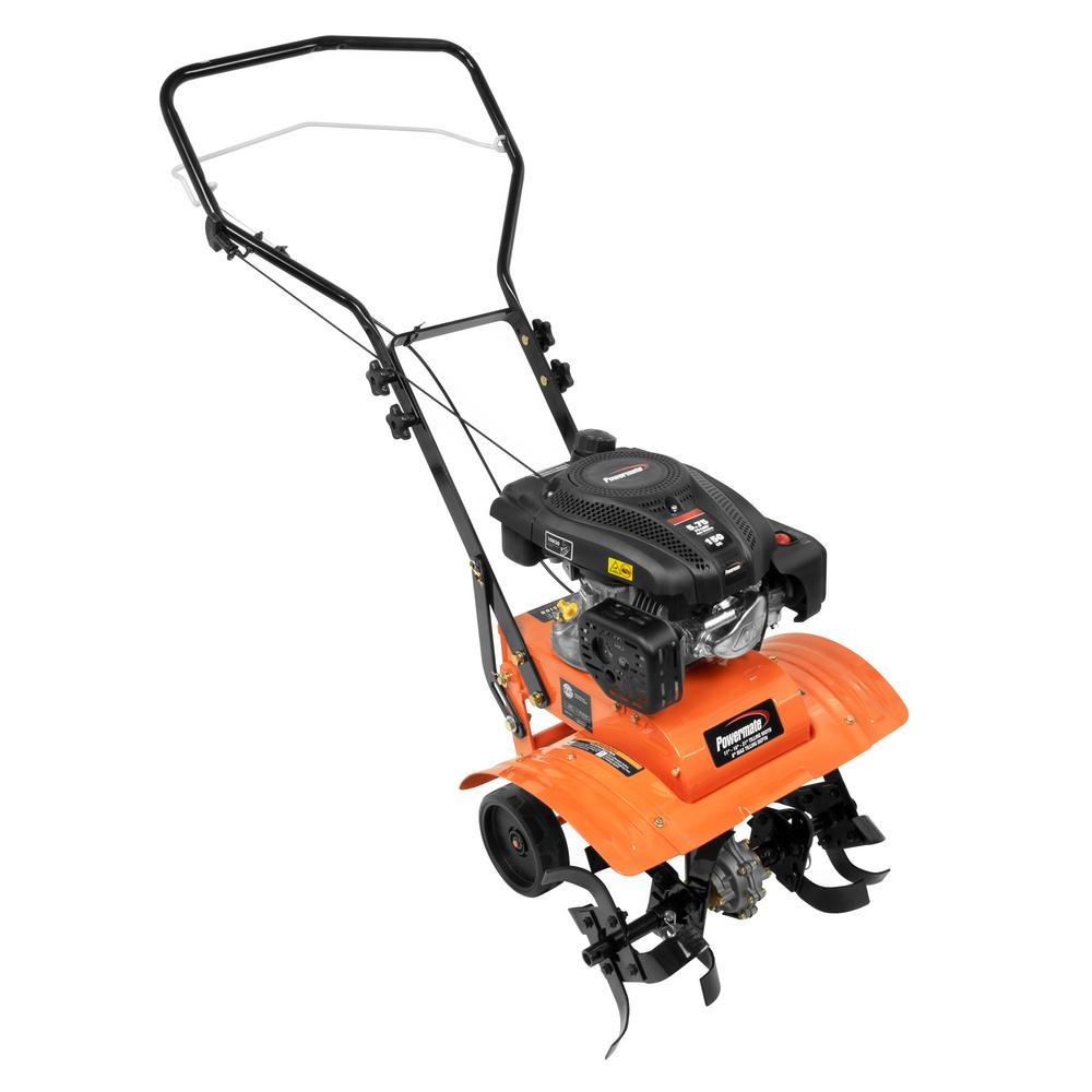 Powermate 11 In 150cc Gas Front Tine Tiller Pftt142 The Home Depot