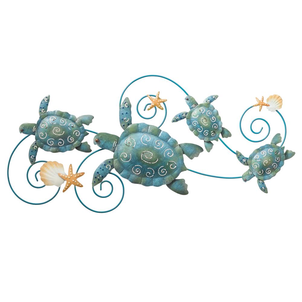 Regal 31 in. Sea Turtle Wall Decor-5073 - The Home Depot