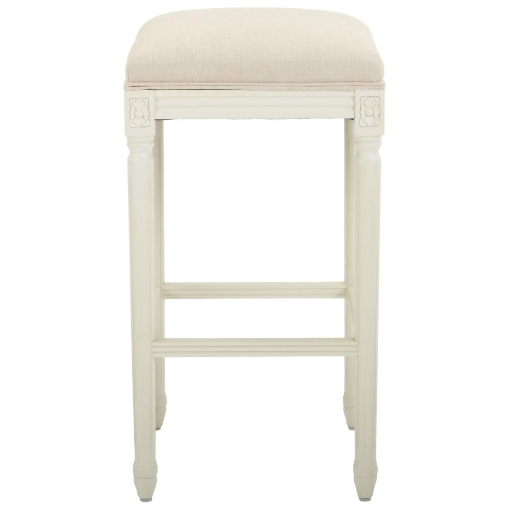 Home Decorators Collection Jacques 31 in. Natural Cushioned Bar Stool ...