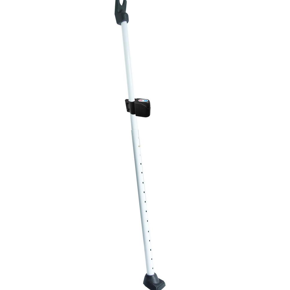 Securityman Adjustable Door Knob And Sliding Door Security Bar With Alarm Securitybara The Home Depot