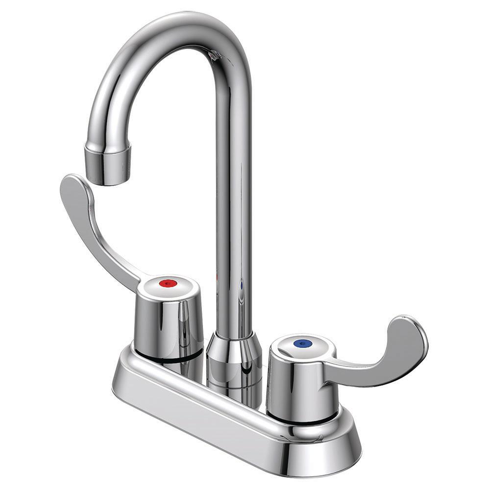 EZFLO BasicNBrass Collection 2Handle Washerless Bar Faucet in