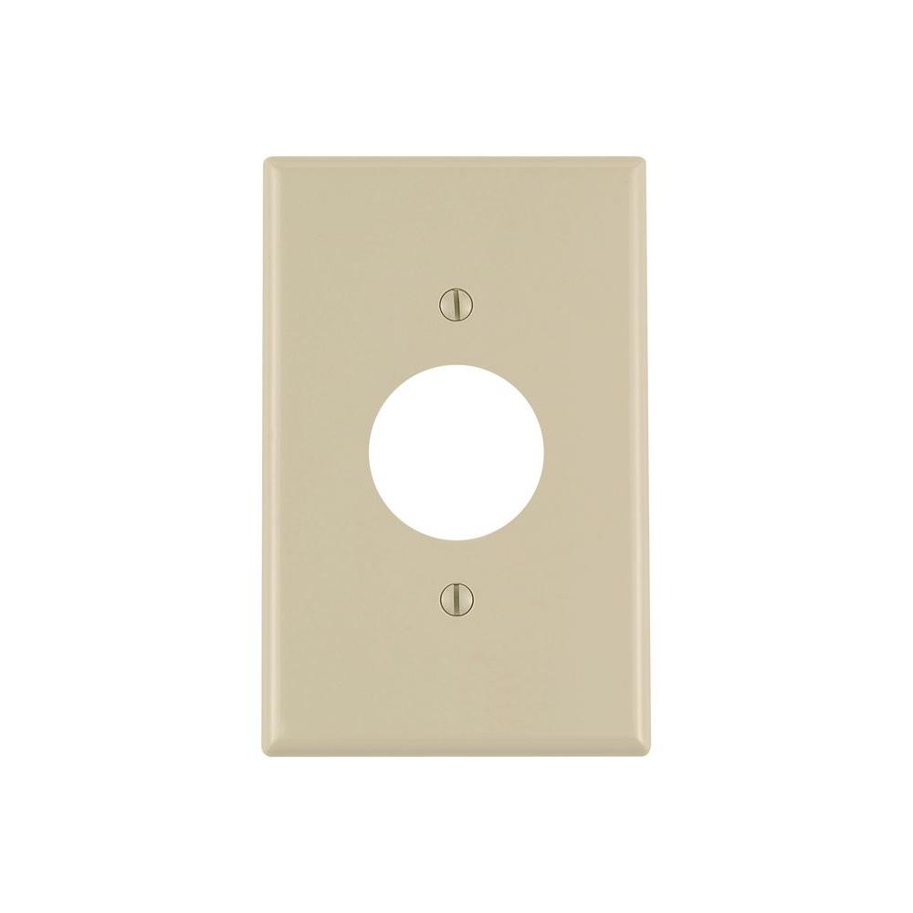 Leviton 1Gang Midway Single Hole Wall Plate, IvoryR5100PJ700I The