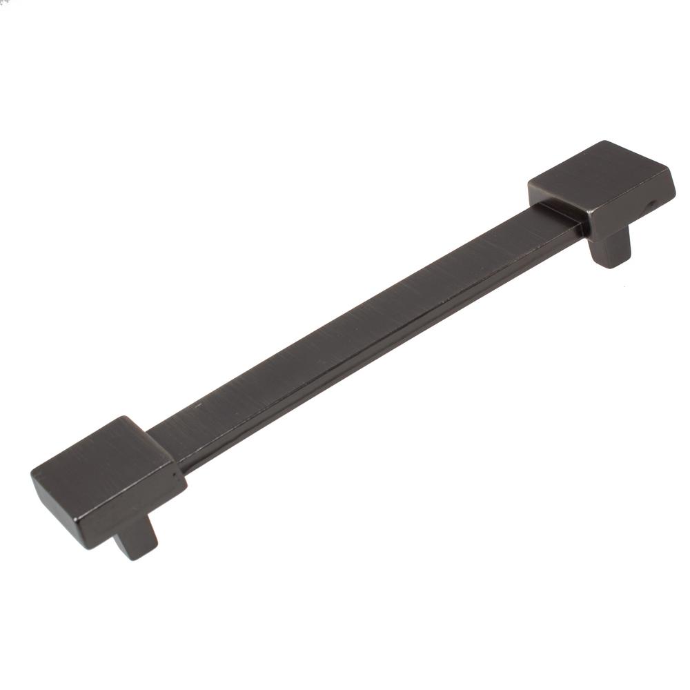 GlideRite 5 in. Brushed Pewter SquareEdged Wide Pull (10Pack