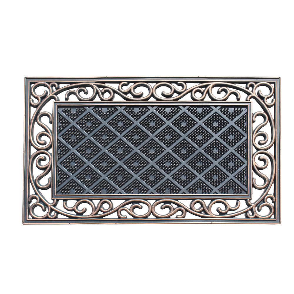 A1hc Diamond Artistic Grill Border 18 In X 30 In 100 Rubber