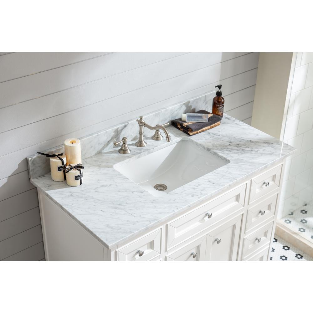 Ari Kitchen and Bath South Bay 43 in. Single Bath Vanity in White 