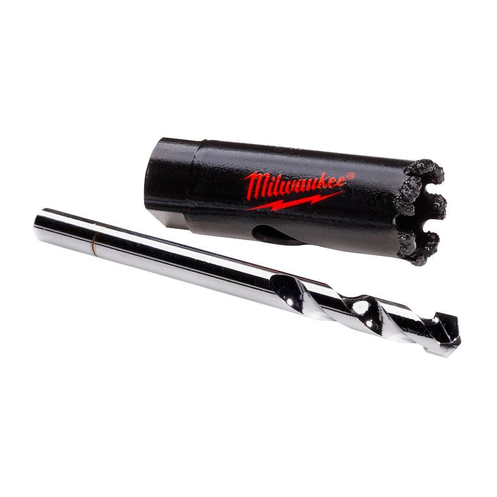 Milwaukee 7/8 in. Carbide Grit Hole Saw with Pilot Bit49560409 The