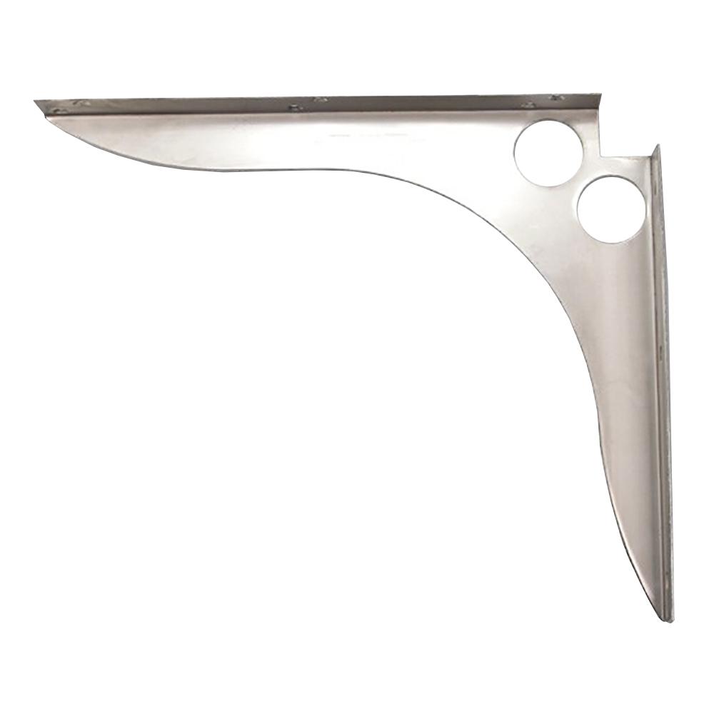 Low Profile 16 In Steel Countertop Support Adjustable Bracket In