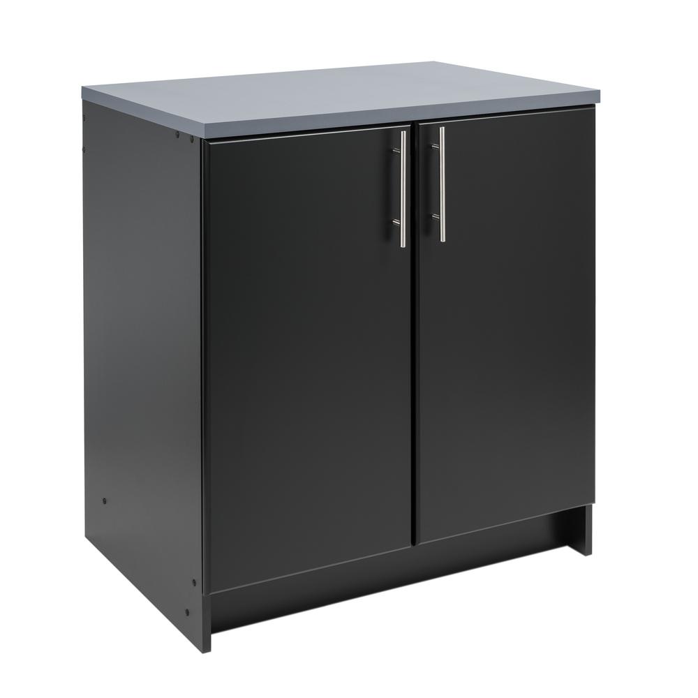 Prepac Elite Black 32 In Base Cabinet Beb 3236 The Home Depot Prepac Elite Black 32 In Base Cabinet