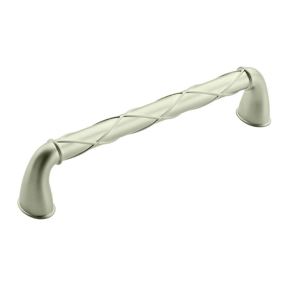 Amerock Lattice 6 5 16 In 160 Mm Center To Center Satin Nickel
