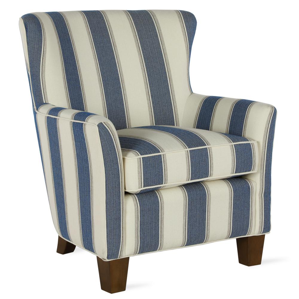dorel living pablo blue striped upholstered accent chairfh8459sbl  the  home depot