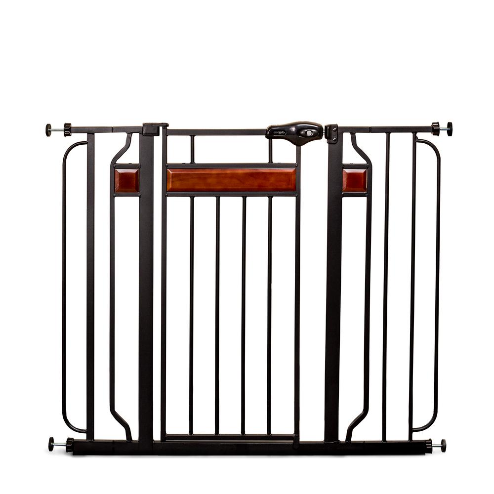 regalo extra tall baby gate with walk through door