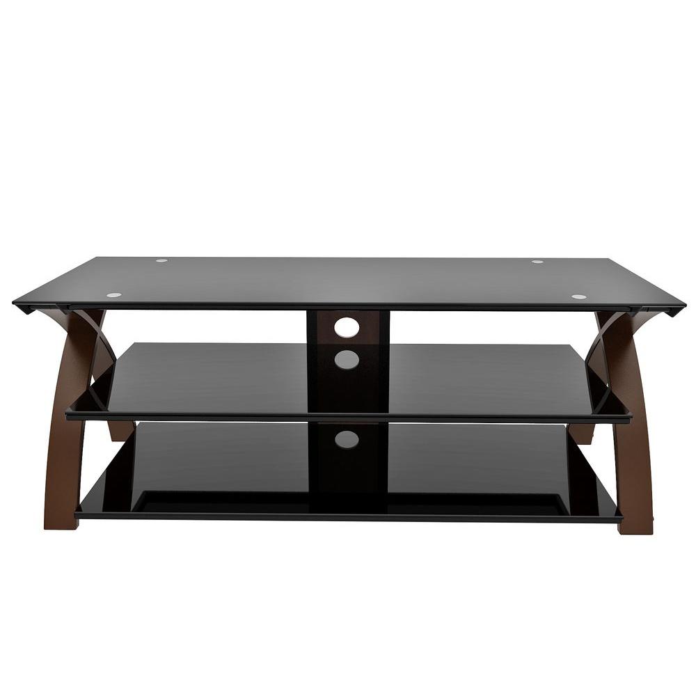 Espresso And Black Entertainment Center