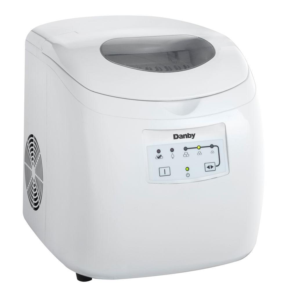 Danby 25 lb. Freestanding Ice Maker in WhiteDIM2500WDB The Home Depot