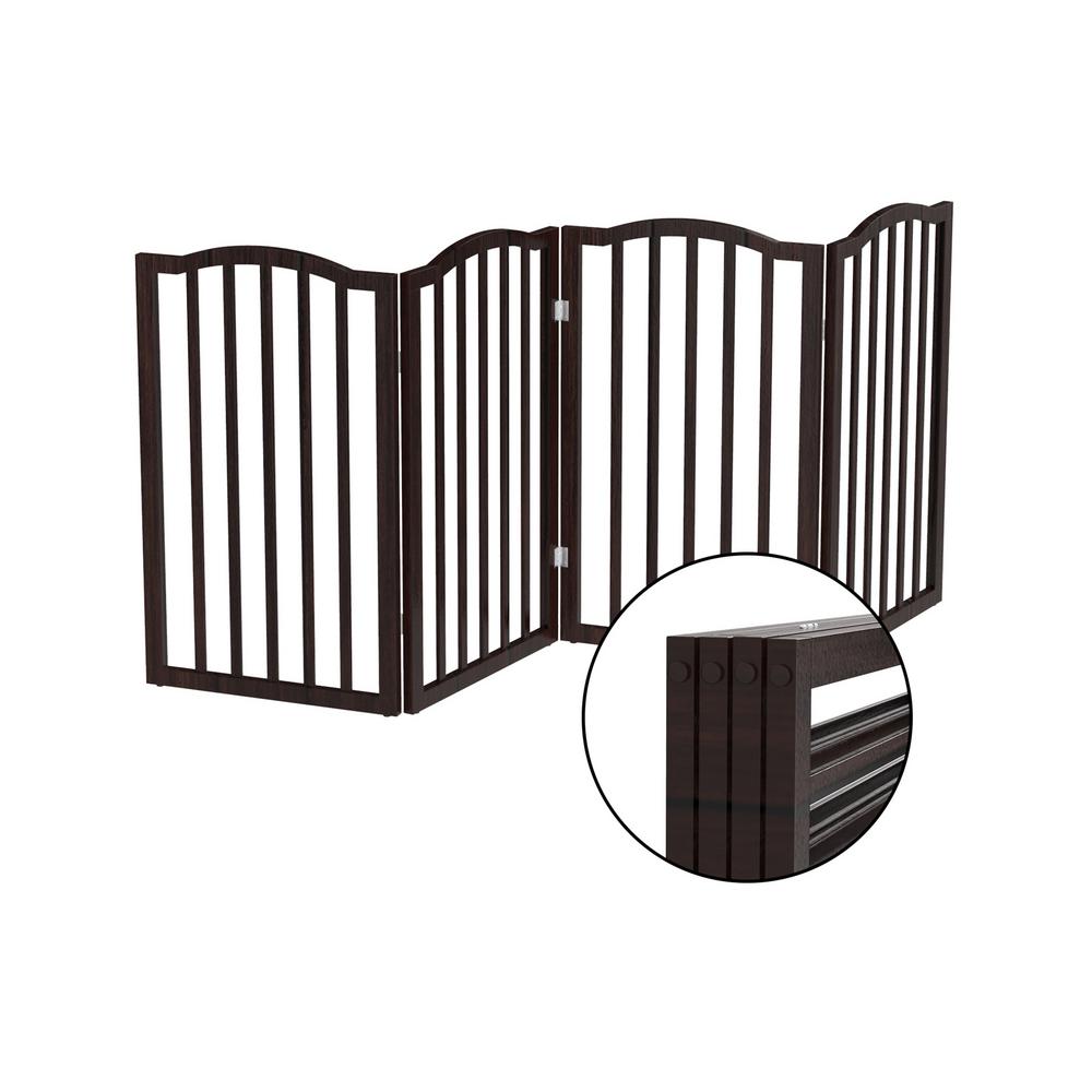 white picket fence folding pet gate