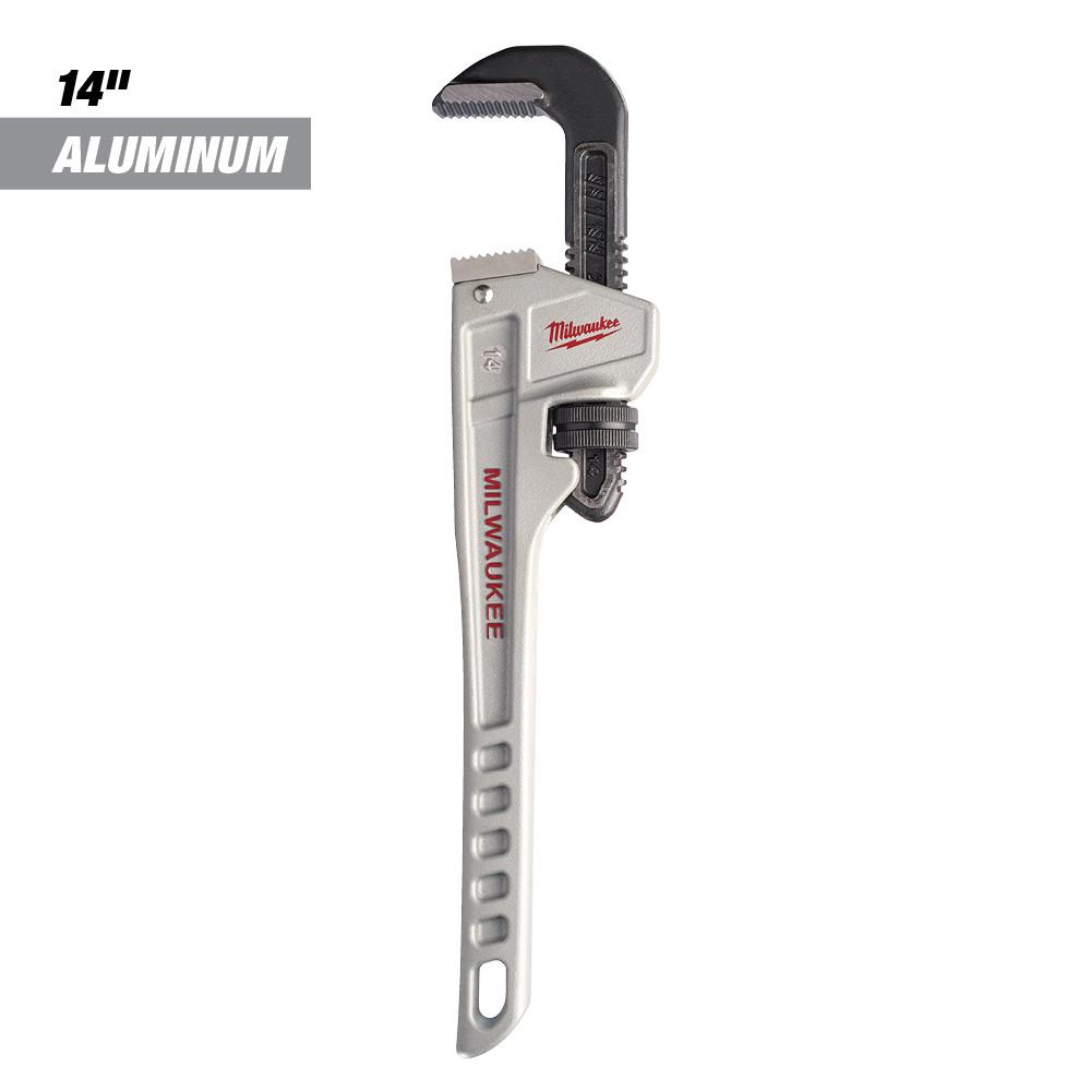 Milwaukee 14 in. Aluminum Pipe Wrench