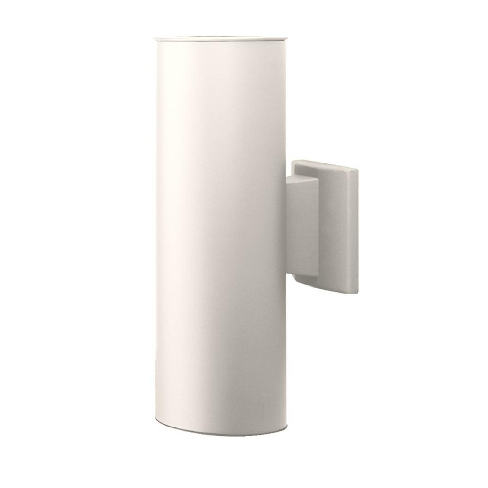 Outdoor Sconces White Wall Mounted Lighting 75 Watt 2 Light White Outdoor Wall