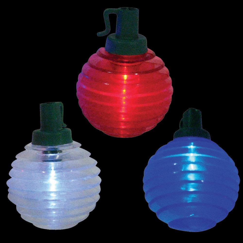 11 String Lights Outdoor Lighting The Home Depot Battery Operated 10 Light Patriotic Shimmer Globe Red White Blue Led Set
