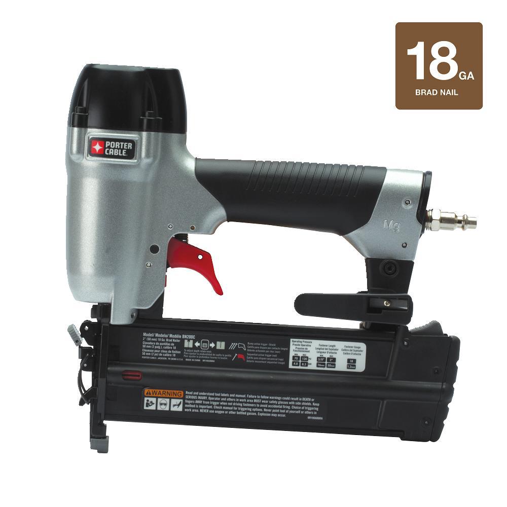 Reviews For Porter Cable 18 Gauge Pneumatic Brad Nailer Kit Bn200c The Home Depot