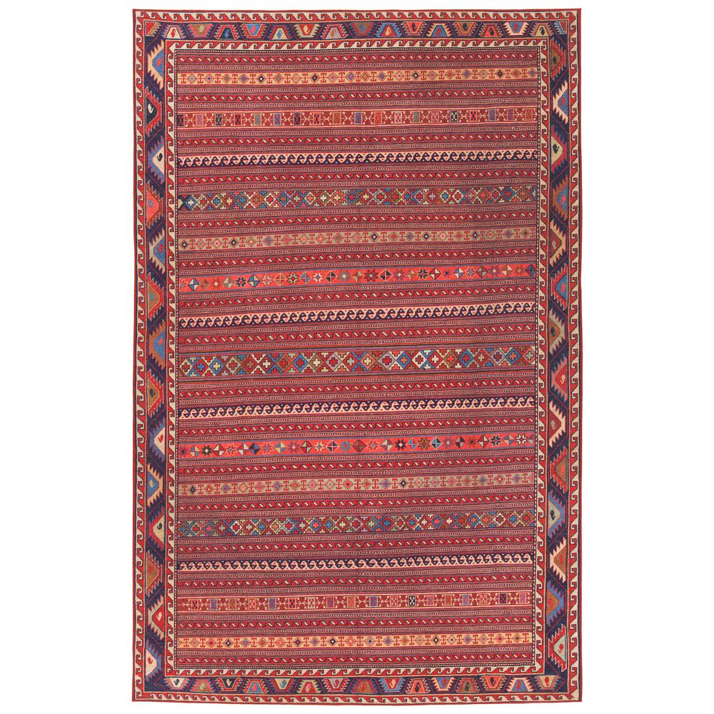 Kaleen Boho Patio Red 8 Ft X 10 Ft Indoor Outdoor Area Rug Boh02