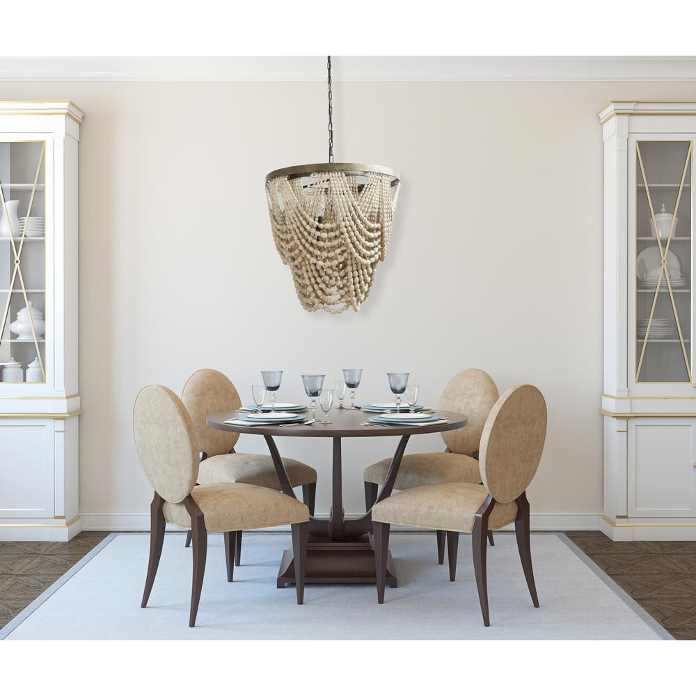 beaded dining room chandeliers