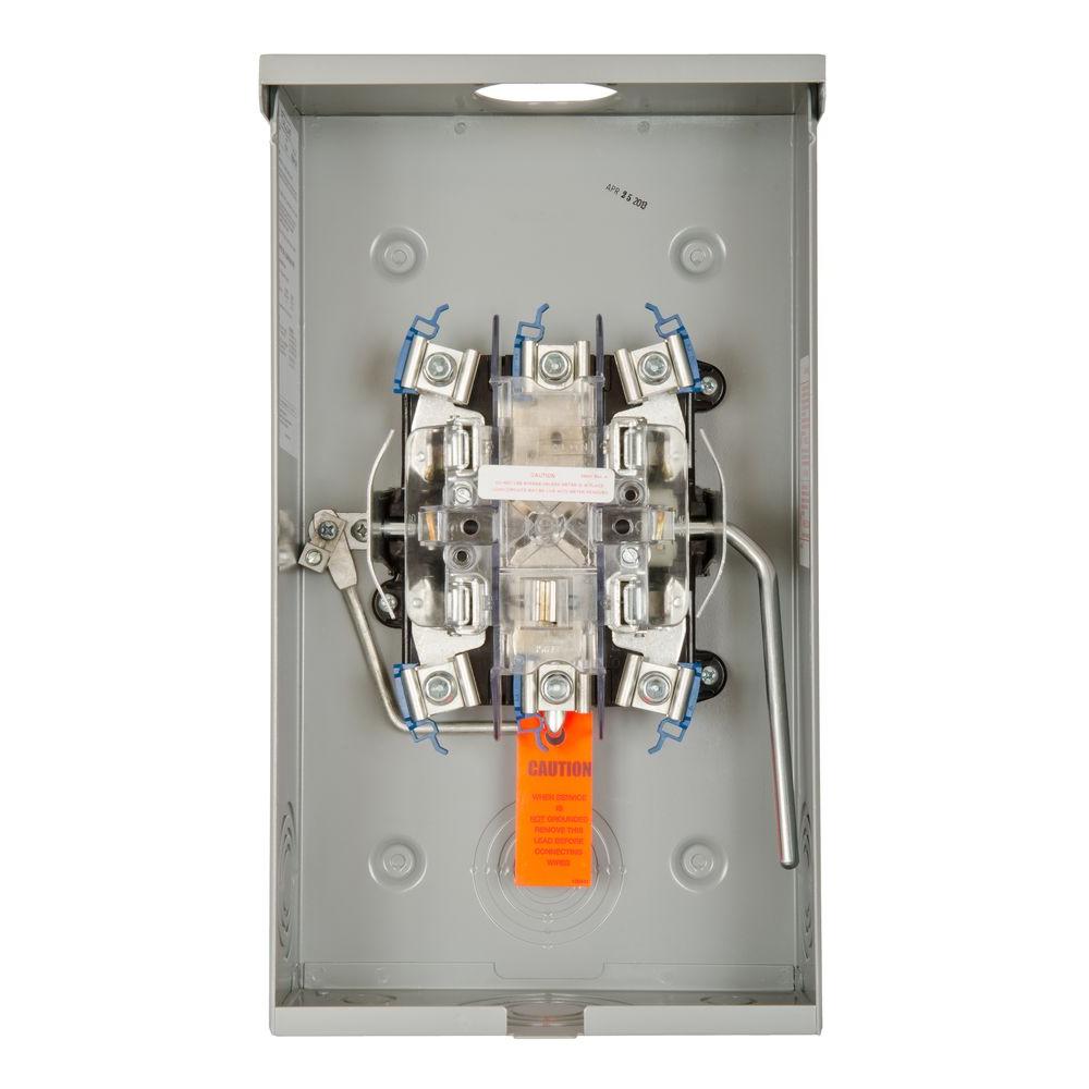 Milbank U8878-RL-LR 200 Amp OH/UG Ringless Meter Socket – Reliant Center Point, 120/240V Single Phase, US Made
