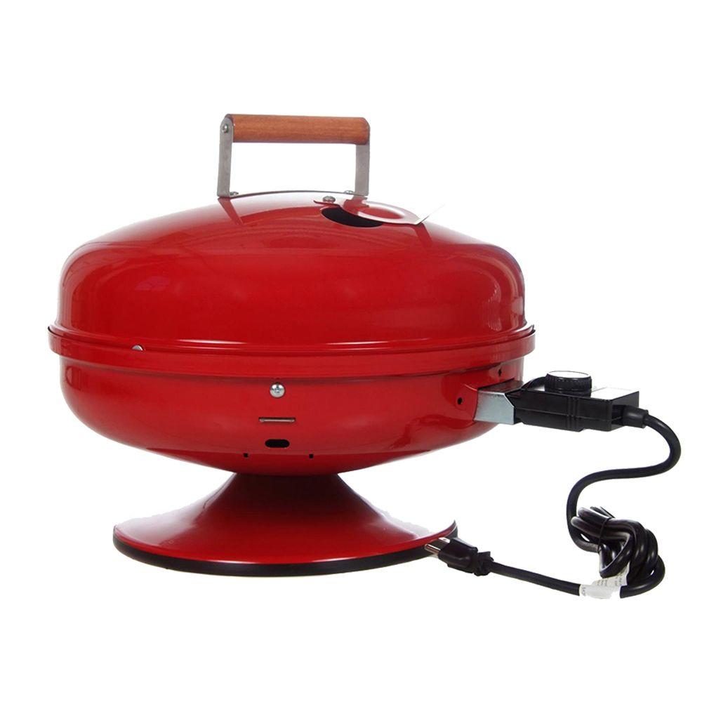 Americana Lock N Go Portable Electric Grill In Red 2120 4 511 The Americana Lock N Go Portable Electric Grill In Red