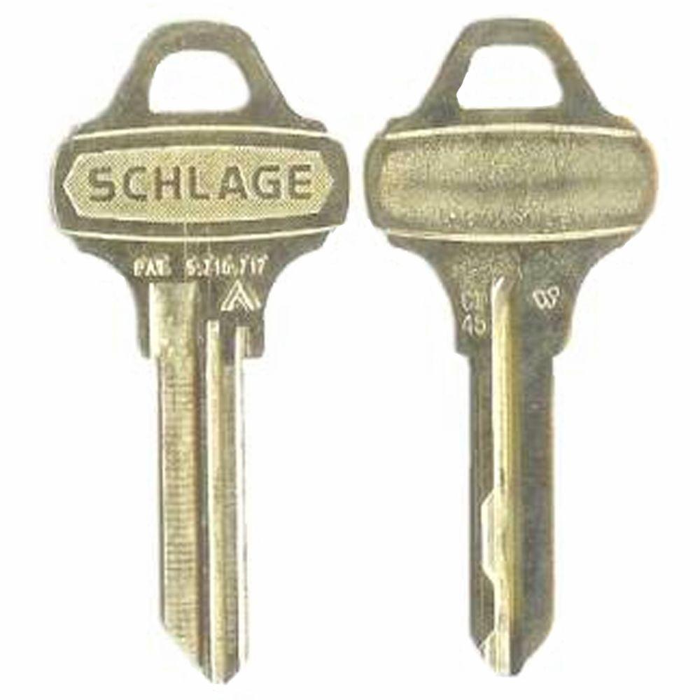 Schlage Nickle Silver House/Office Key-35-009-C145 - The Home Depot