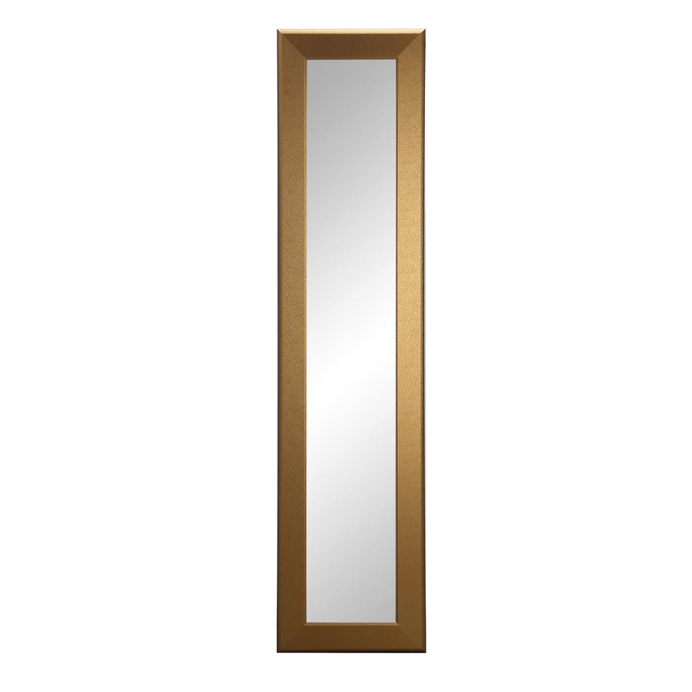 Brandtworks Designer Gold Slim Full Length Mirror Bm64skinny The Brandtworks Designer Gold Slim Full Length Mirror Bm64skinny The Home Depot