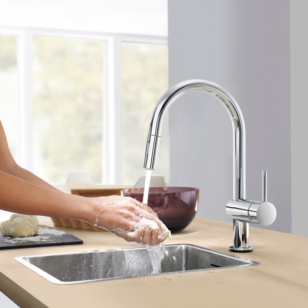 Grohe Minta Single Handle Touch Dual Spray Pull Out Sprayer Grohe Minta Single Handle Touch Dual