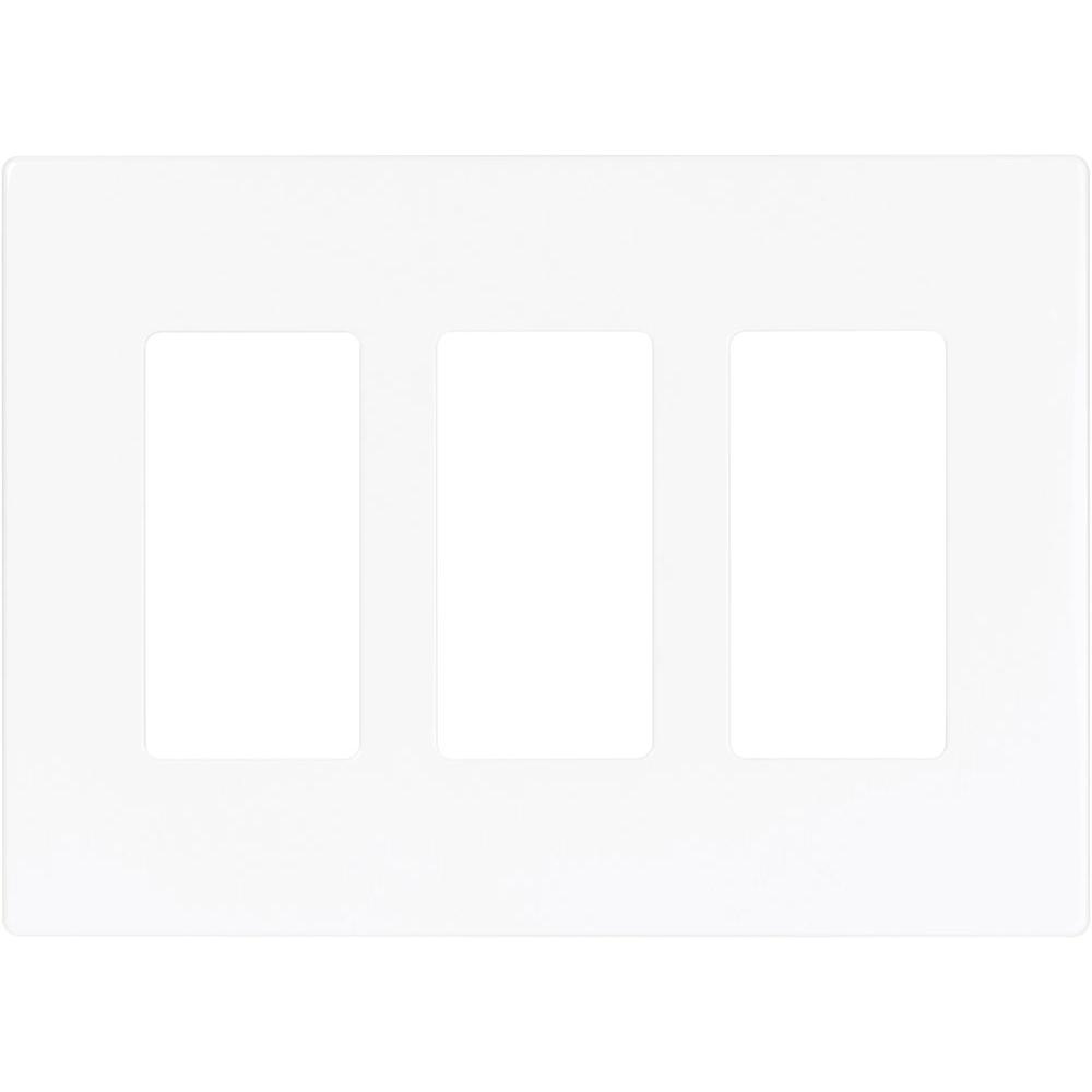 Eaton Aspire 3-Gang Screwless Wall Plate - White Satin-9523WS - The ...