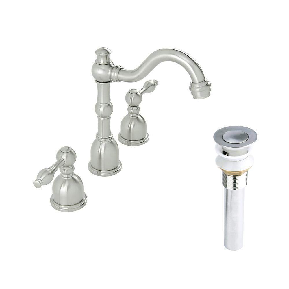 Fontaine By Italia Victorian 8 In Widespread 2 Handle High Arc