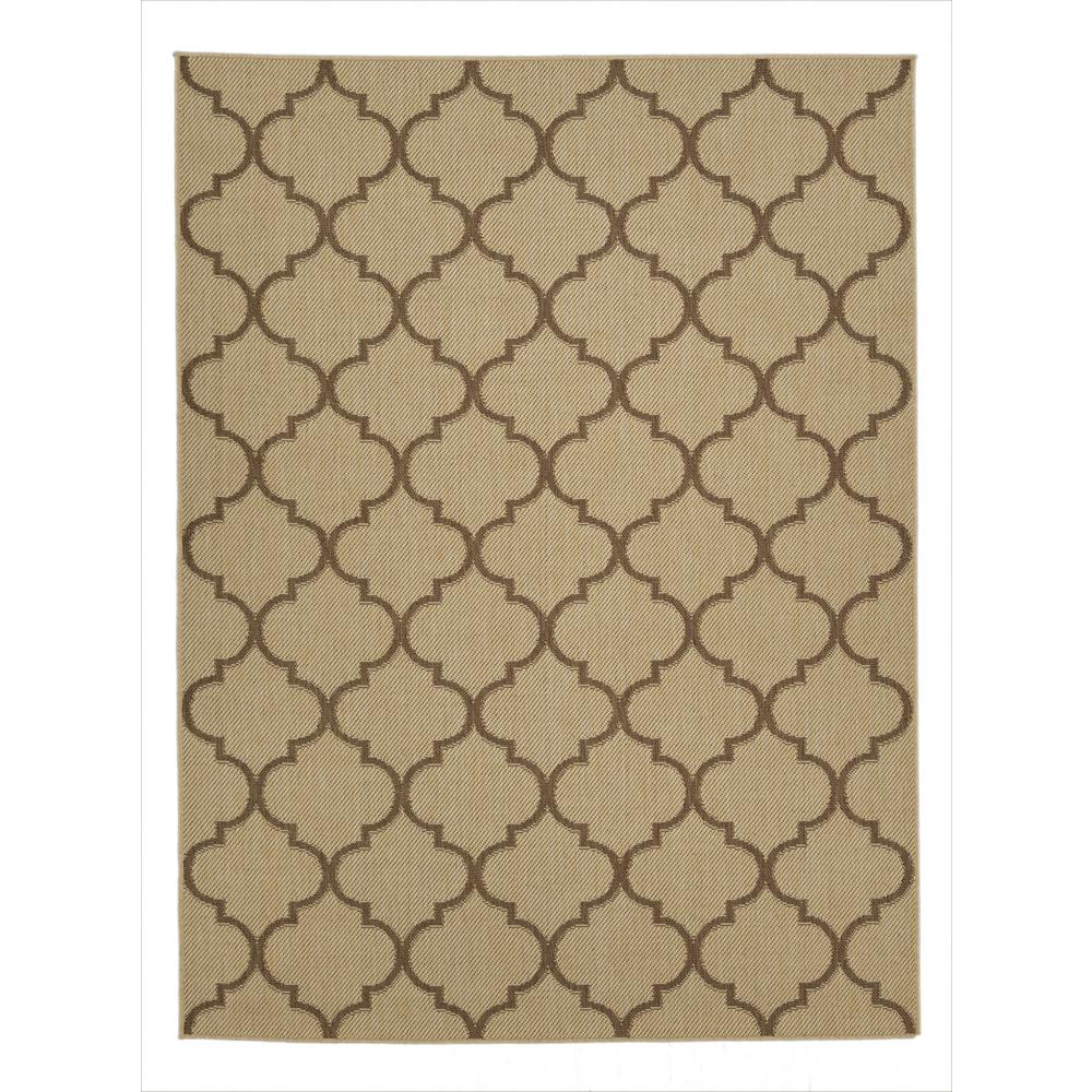 Ottomanson Jardin Collection Beige Morrocan Trellis Design Indoor Ottomanson Jardin Collection Beige Morrocan Trellis Design Indoor Outdoor 5 Ft X 7