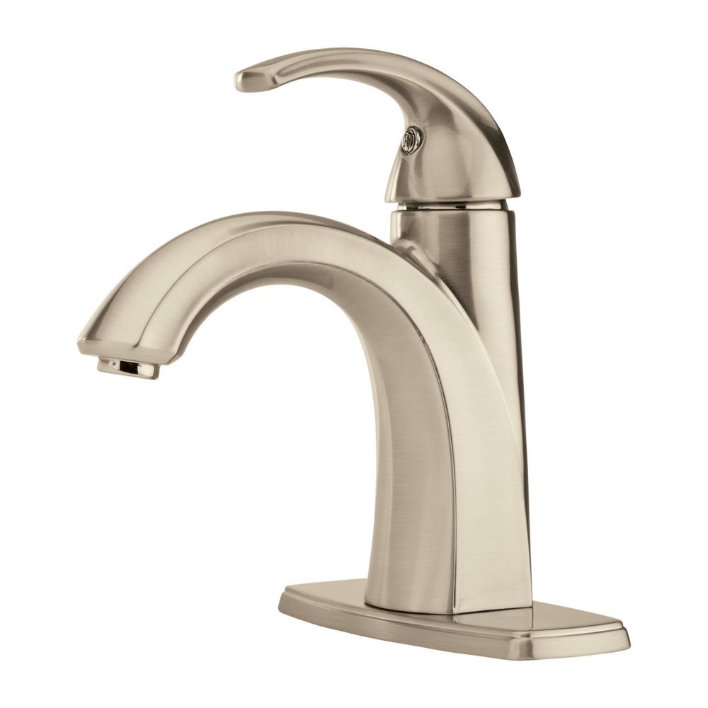 Pfister Selia Single Hole Single Handle Bathroom Faucet In Brushed