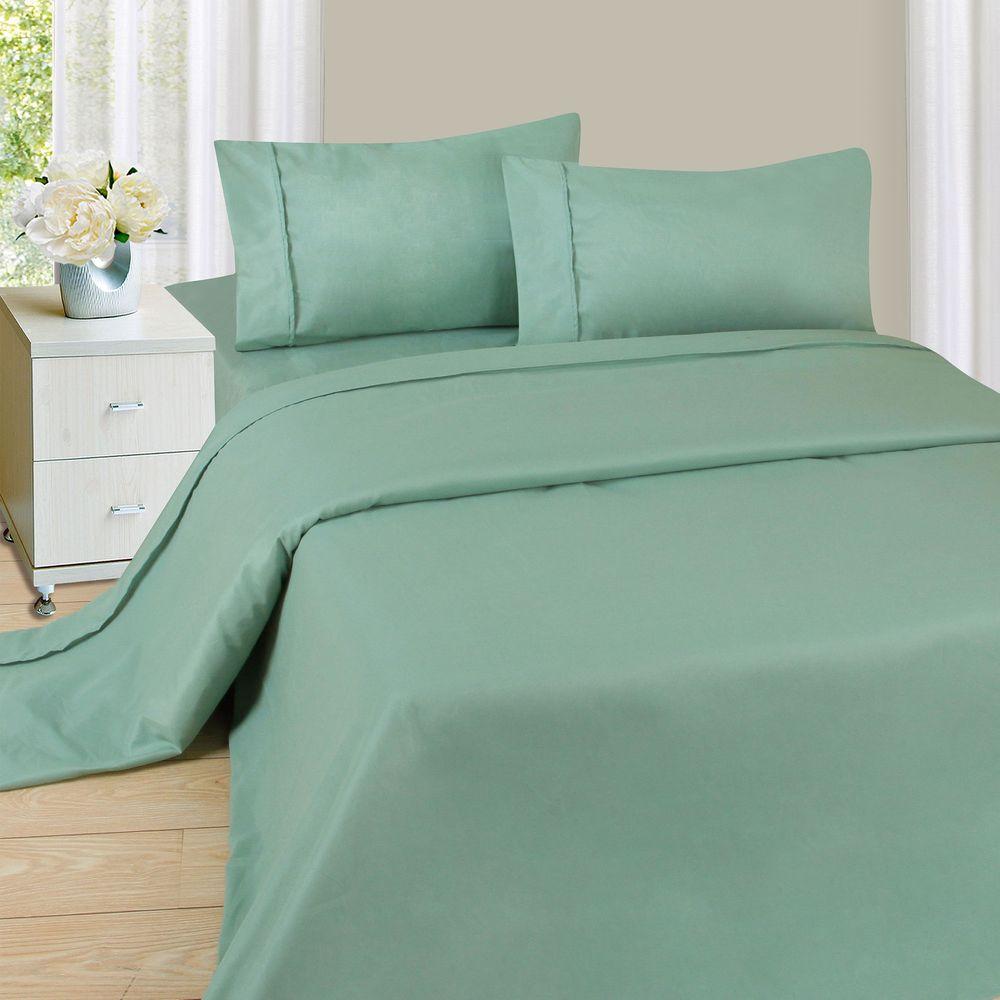 Lavish Home 1200 Series 4 Piece Sage 75 Gsm Full Microfiber Sheet 1200 Series 4 Piece Sage 75 Gsm Full Microfiber Sheet Set