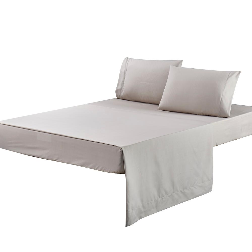 Brown Grey Joanna 8 Piece Brick Queen Bed In A Bag Set Bg18jnbr3