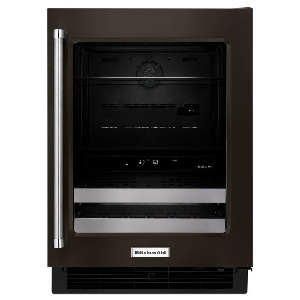 KitchenAid 24 in. W 4.8 cu. ft. Dual Zone 14Bottle Wine Cooler