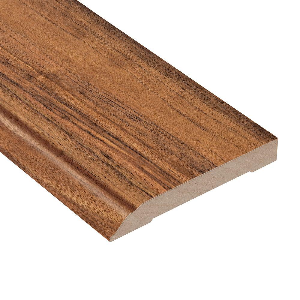 Home Legend Vancouver Walnut 1/2 in. Thick x 313/16 in. Wide x 94 in. Length Laminate Wall Base