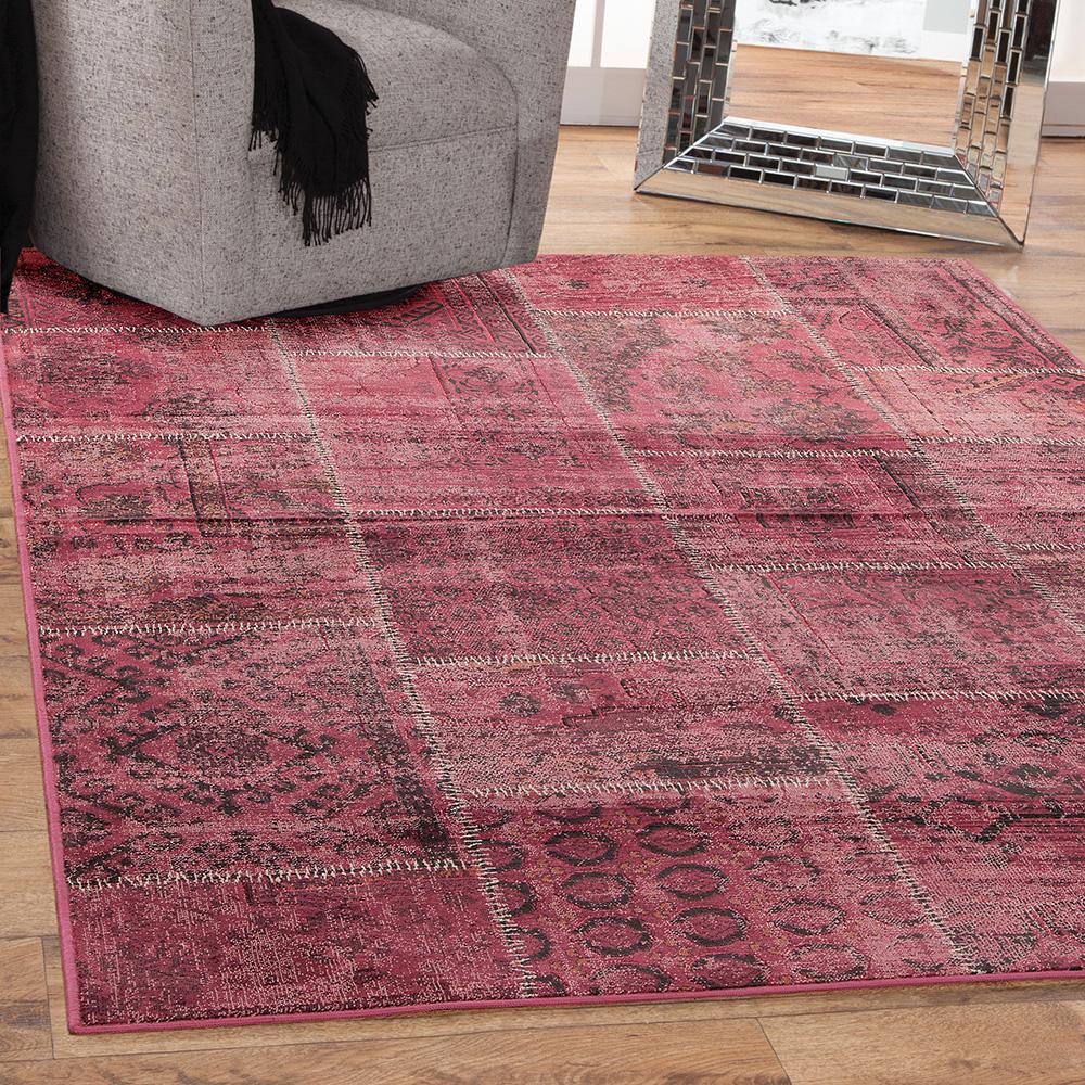 Sams International Sonoma Old World Raspberry 5 ft. 3 in. x 7 ft. 6 in