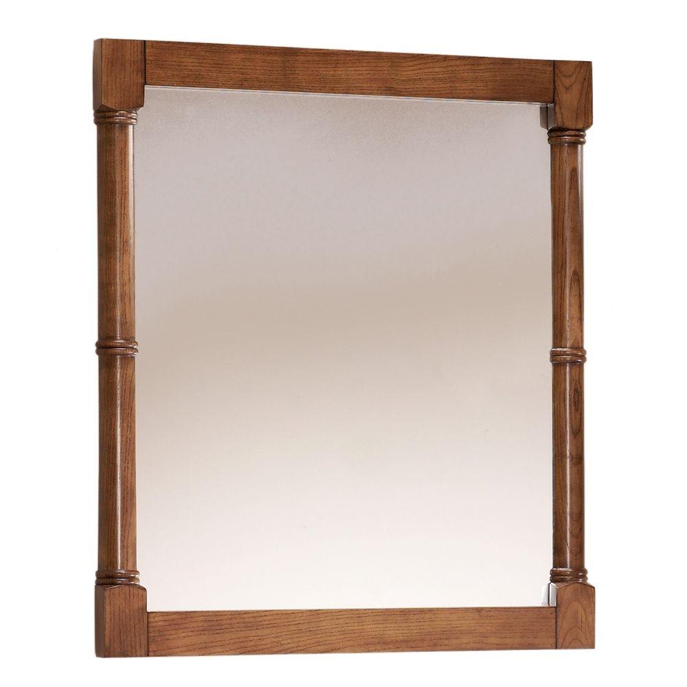 oak - bathroom mirrors - bath - the home depot