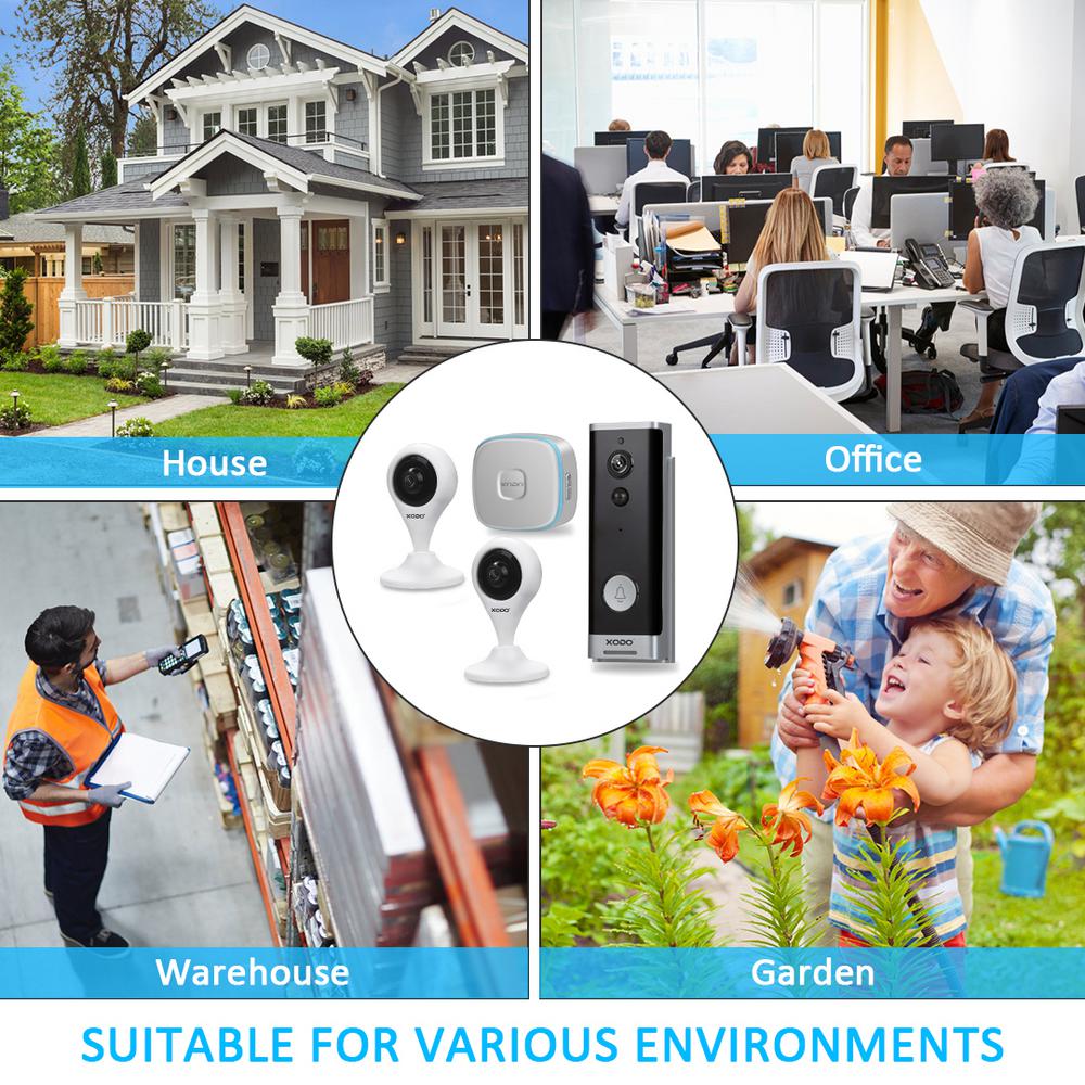 Xodo Wireless Installation Smart Home Door Bell Kit With Vd1 E4