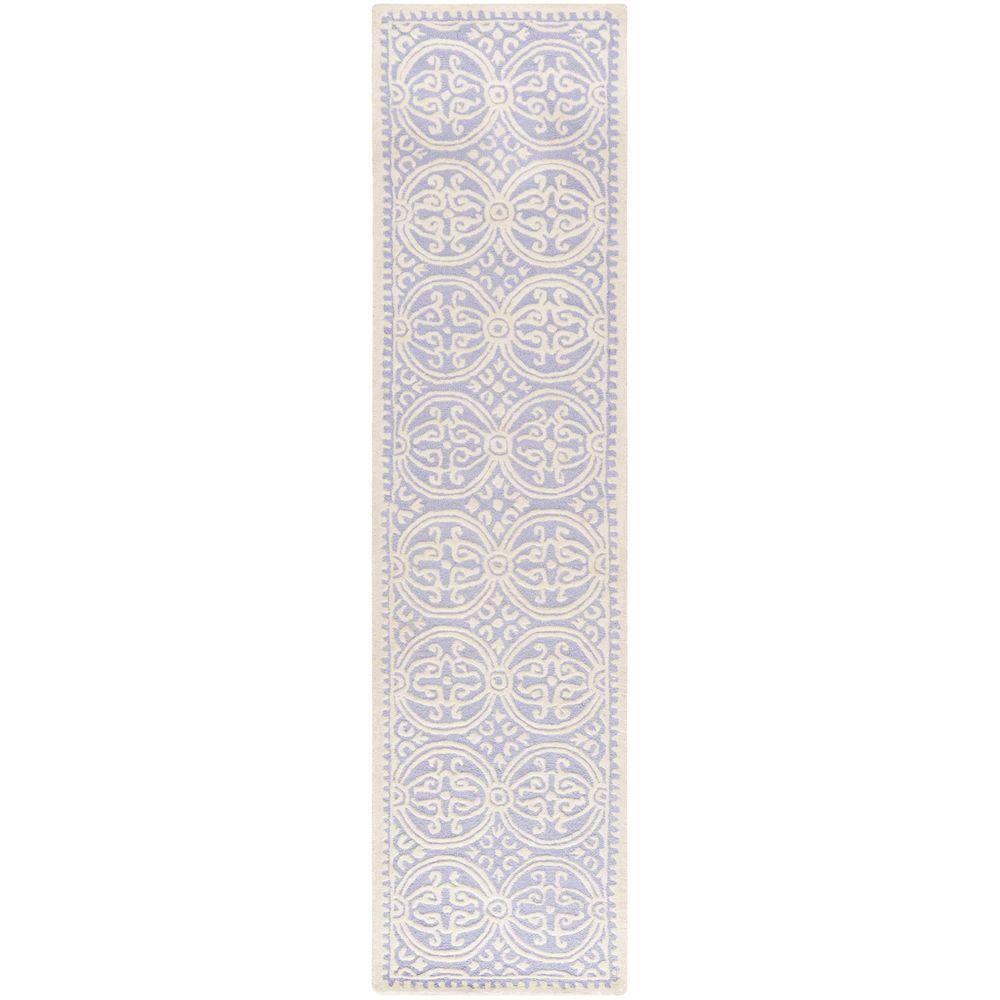 Safavieh Cambridge Lavender/Ivory 3 ft. x 10 ft. Runner ...