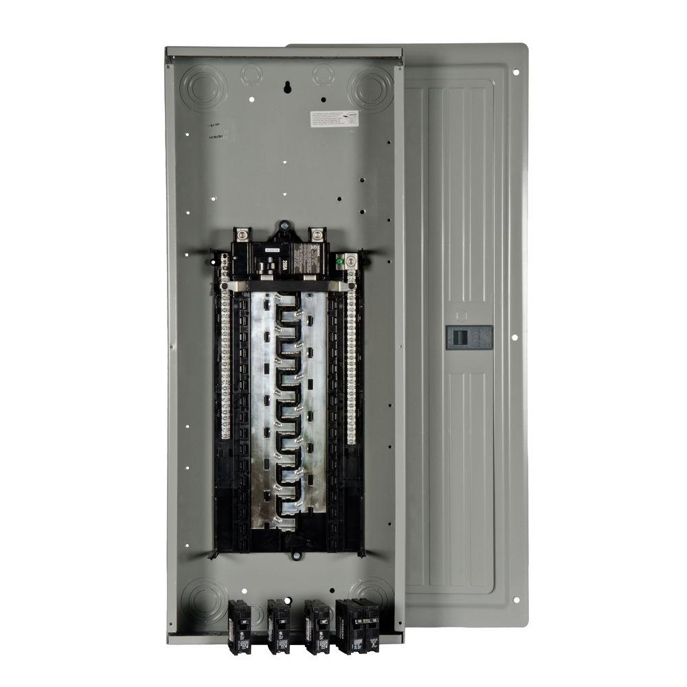 Siemens ES Series 200 Amp 30-Space 54-Circuit Main Breaker Load Center ...