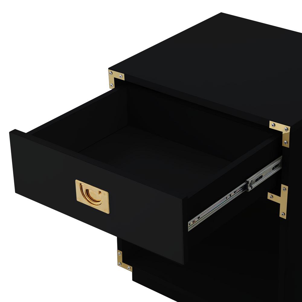 Inspired Home Odrini Modern Black Gold End Table Metal Corner Brackets Knob Nightstand St154 09bk Hd The Depot - Black Metal Corner Brackets Inspired Home Odrini Modern Black Gold End Table Metal Corner Brackets Knob Nightstand St154 09bk Hd The Depot - Black Metal Corner Brackets