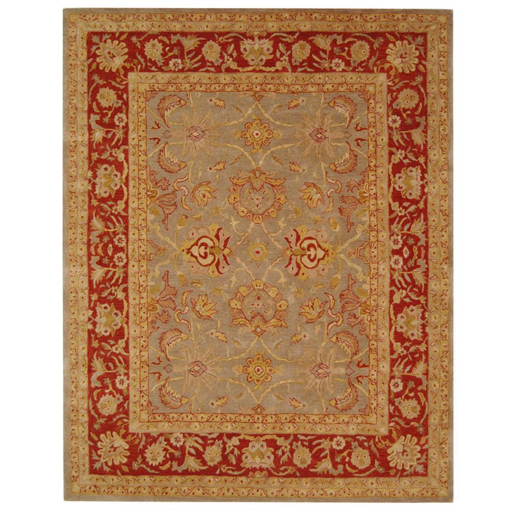 Safavieh Anatolia Gray Red 9 Ft X 12 Area Rug An529a The Safavieh Anatolia Gray Red 9 Ft X 12 Area Rug