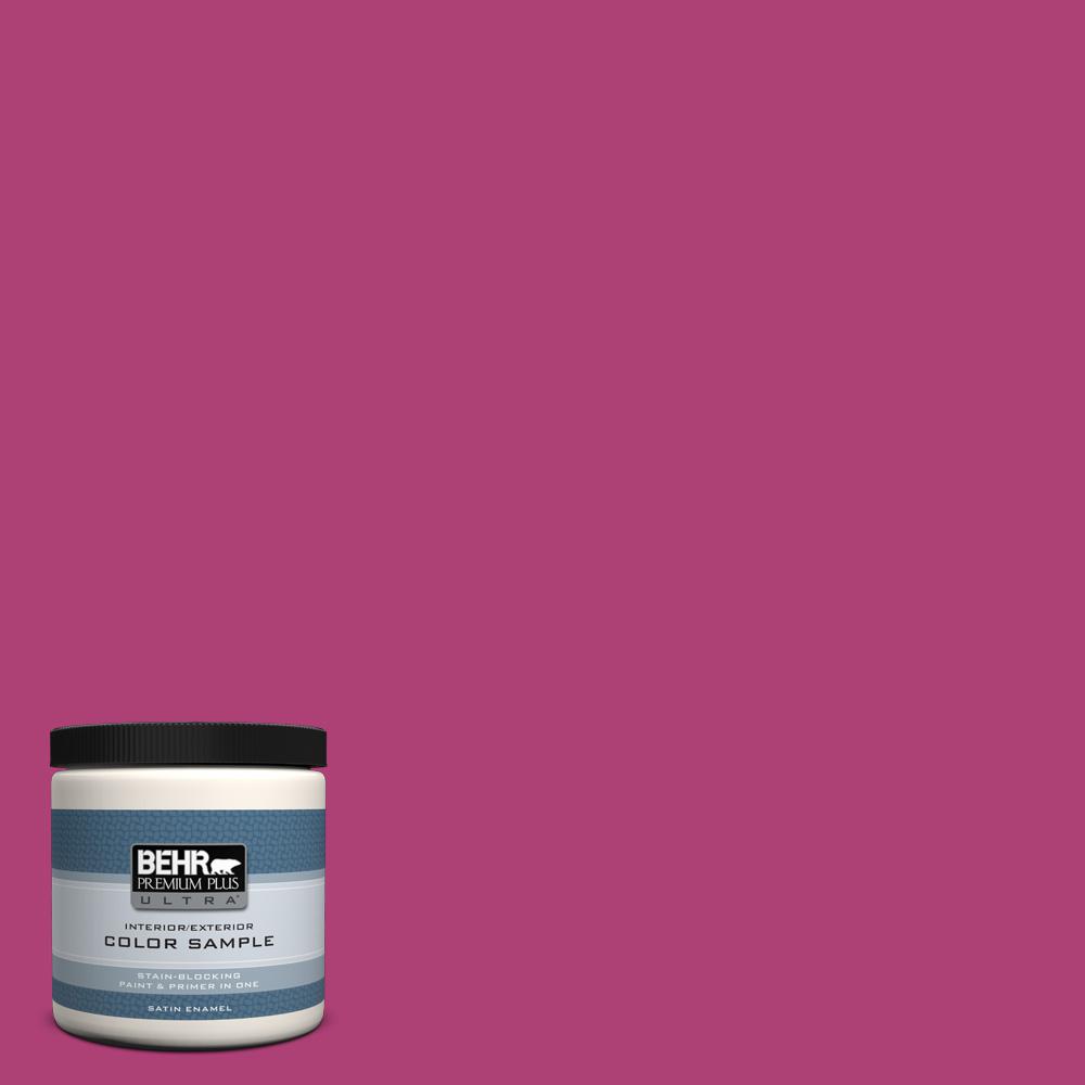 Behr Marquee 5 Gal 100b 7 Hot Pink Satin Enamel Exterior Paint And 100b 7 Hot Pink Satin Enamel Interior Exterior Paint And
